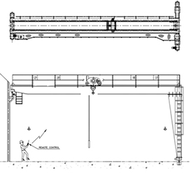 Gantry Single Girder Crane 도면